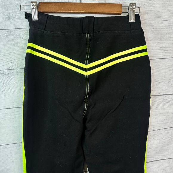 I.AM.GIA. Womens size Small Astrid High Waist Flare Striped Pants Stretch Flaw - Picture 8 of 13